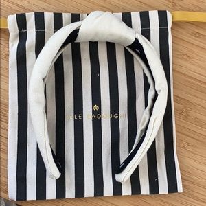 Lele Sadoughi White Ivory Woven Headband